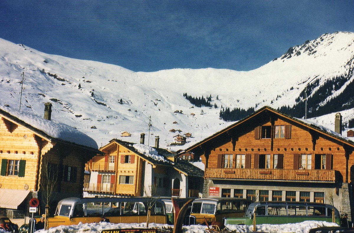 (D 016) - Aus dem Archiv: PTT-Regie + Perrodin, Le Ch�ble - ? - ??? um 1960 in Verbier, Post