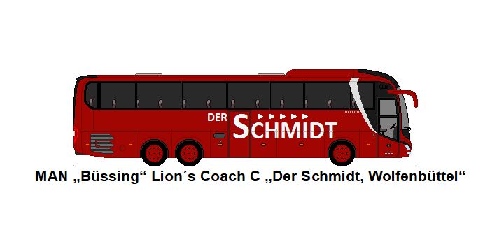 Der Schmidt, Wolfenb�ttel - MAN  B�ssing  Lion's Coach C
