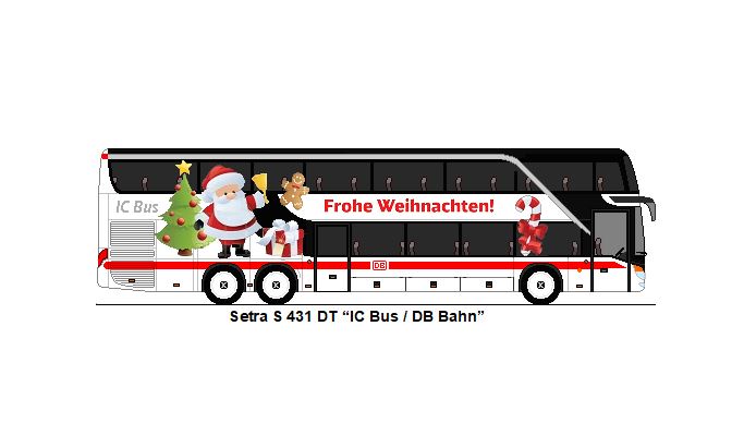 Deutsche Bundesbahn - Setra S 431 DT

Mit dieser Grafik von Martin Beyer m�chte ich allen Betrachtenden meiner Fotos eine besinnliche Weihnachten und alles Gute im Neuen Jahr 2021 w�nschen mit der Hoffnung, weiterhin mit meinen Bildern ein wenig Freude zu bereiten!