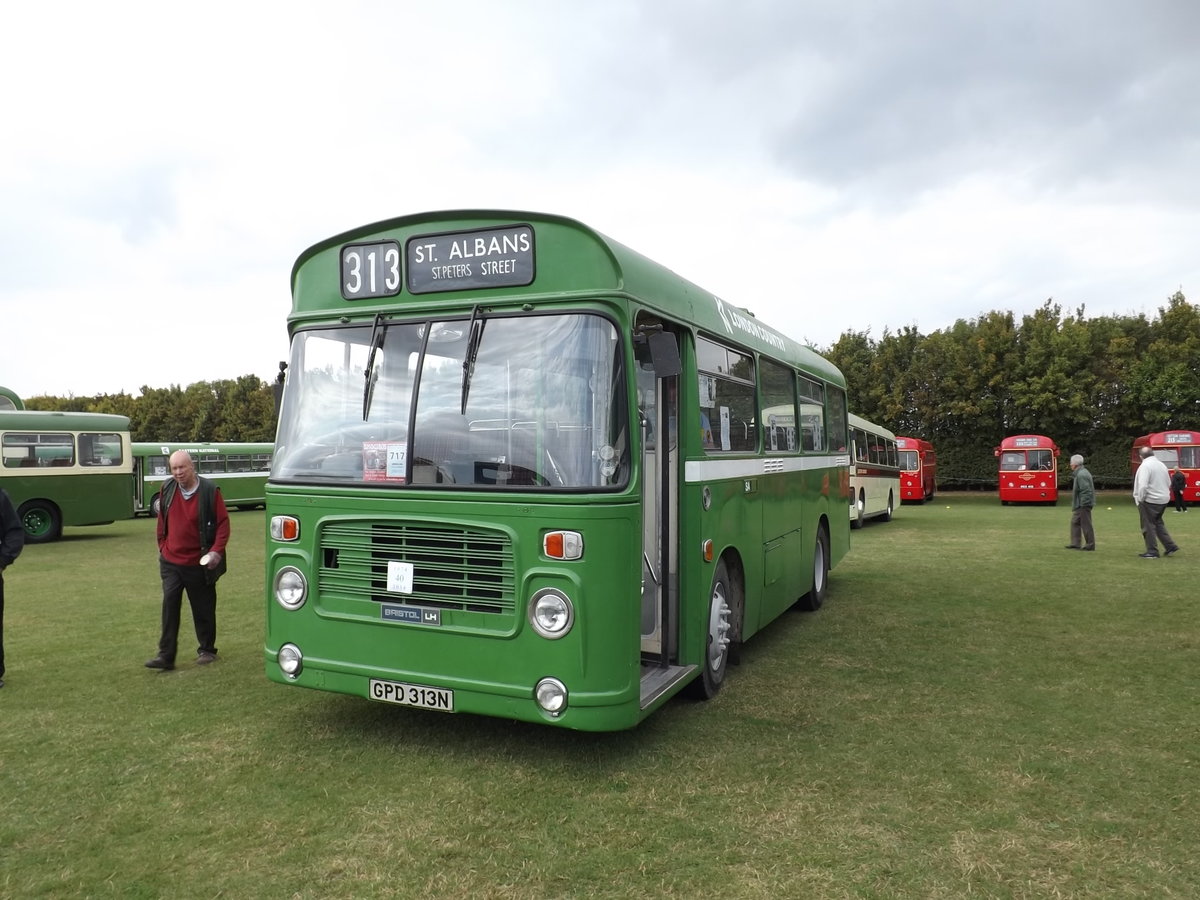 GPD 313N
1974 Bristol LHS6L
Eastern Coachworks (ECW) B35F
New to London Country, fleet number BN45

Now preserved, it is seen at Showbus, Imperial War Museum, Duxford, Cambridgeshire, England 21st September 2014.
