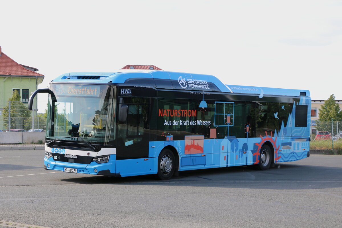 HVB Wernigerode - Nr. 3079/HZ-VB 179 - Scania am 21. Mai 2025 in Wernigerode (Aufnahme: Martin Beyer)