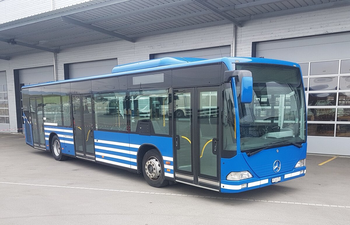 Interbus, Kerzers - FR 300'704 - Mercedes (ex AFA Adelboden Nr. 93; ex AFA Adelboden Nr. 5) am 17. M�rz 2018 in Kerzers, Interbus (Aufnahme: Norbert Clemenz)