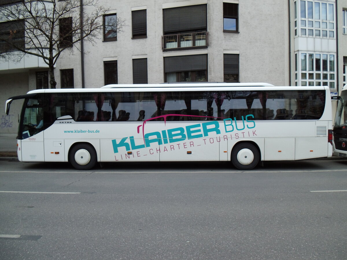 Klaiber Bus, Spaichingen - Nr. 8 - Setra S 415 GT am 14. Februar 2014 in M�nchen (Aufnahme: Martin Beyer) 