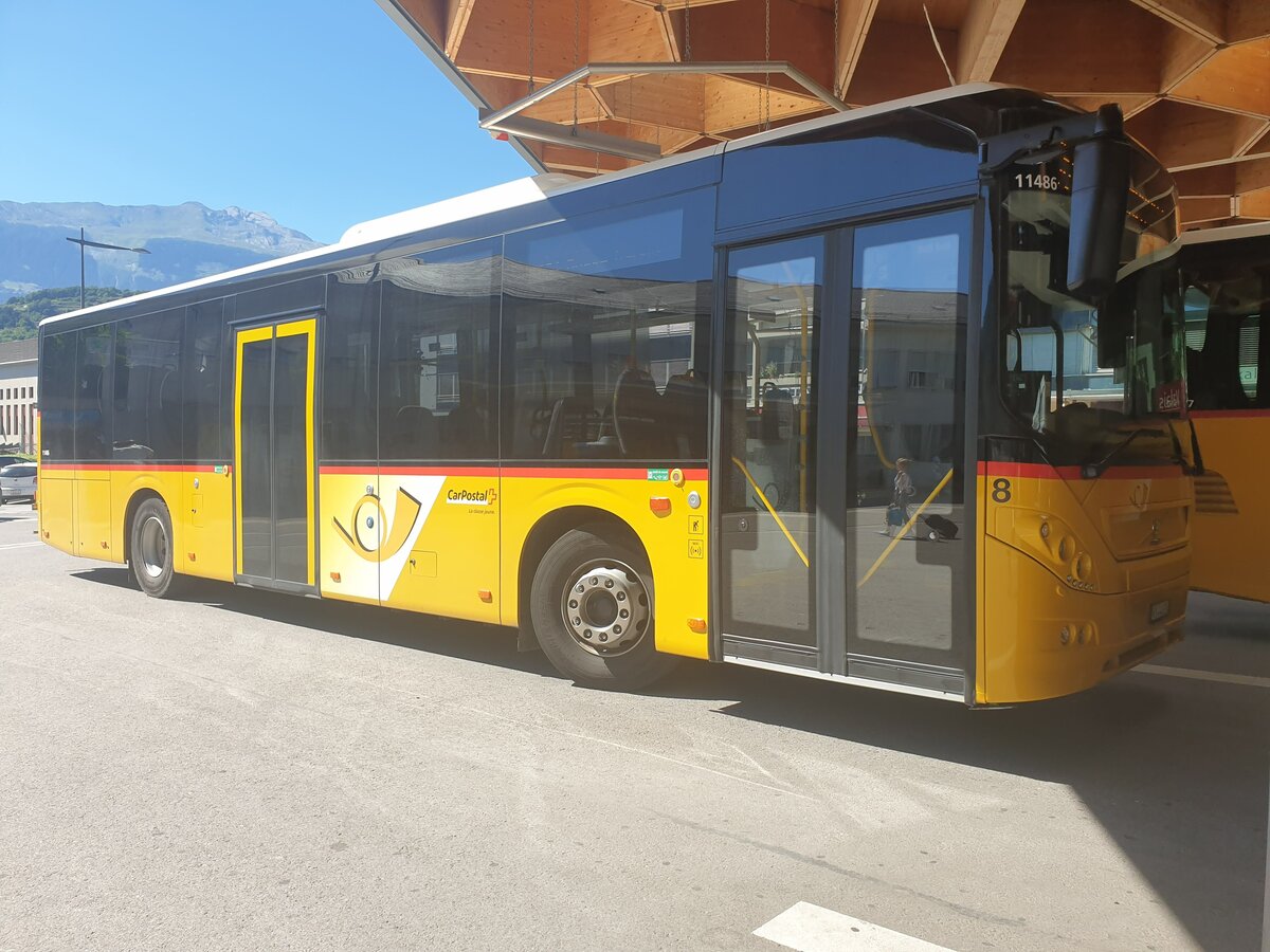 Lathion, Sion - Nr. 8/VS 444'334 - PID 11486 - Volvo le 2 juillet 2022 � Sion, gare