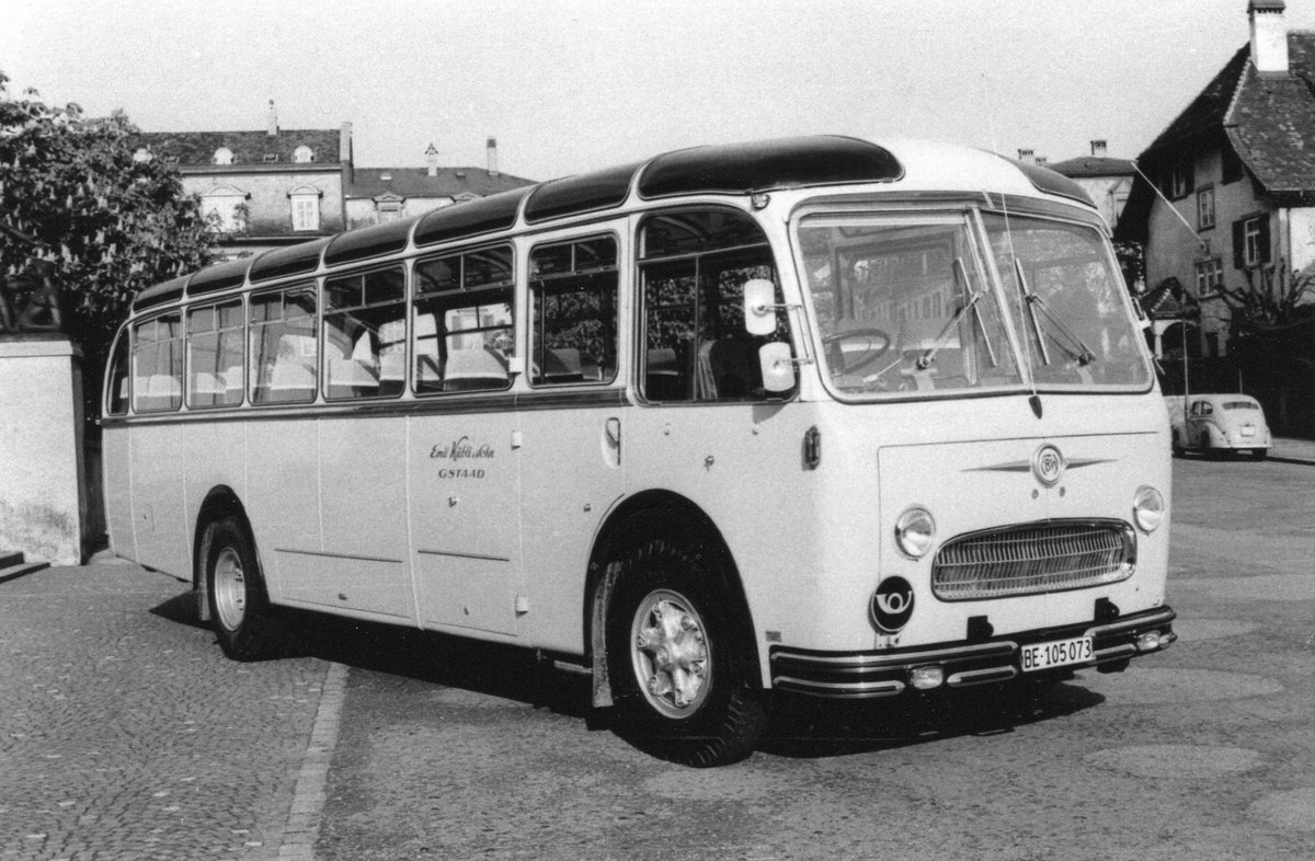 (MD129) - Aus dem Archiv: K�bli, Gstaad - BE 105'073 - FBW/R&J um 1960