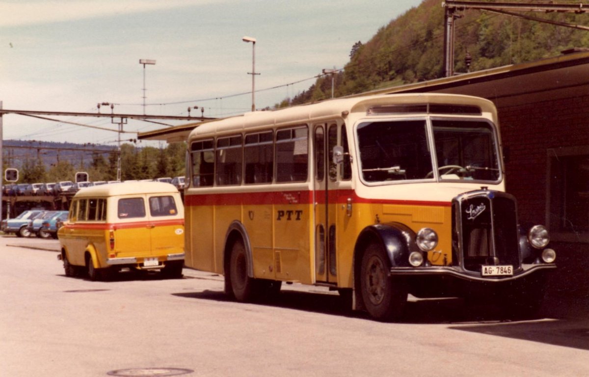 (MD151) - Aus dem Archiv: Br�ndli, Elfingen - AG 7846 - Saurer/Hess im Mai 1981 