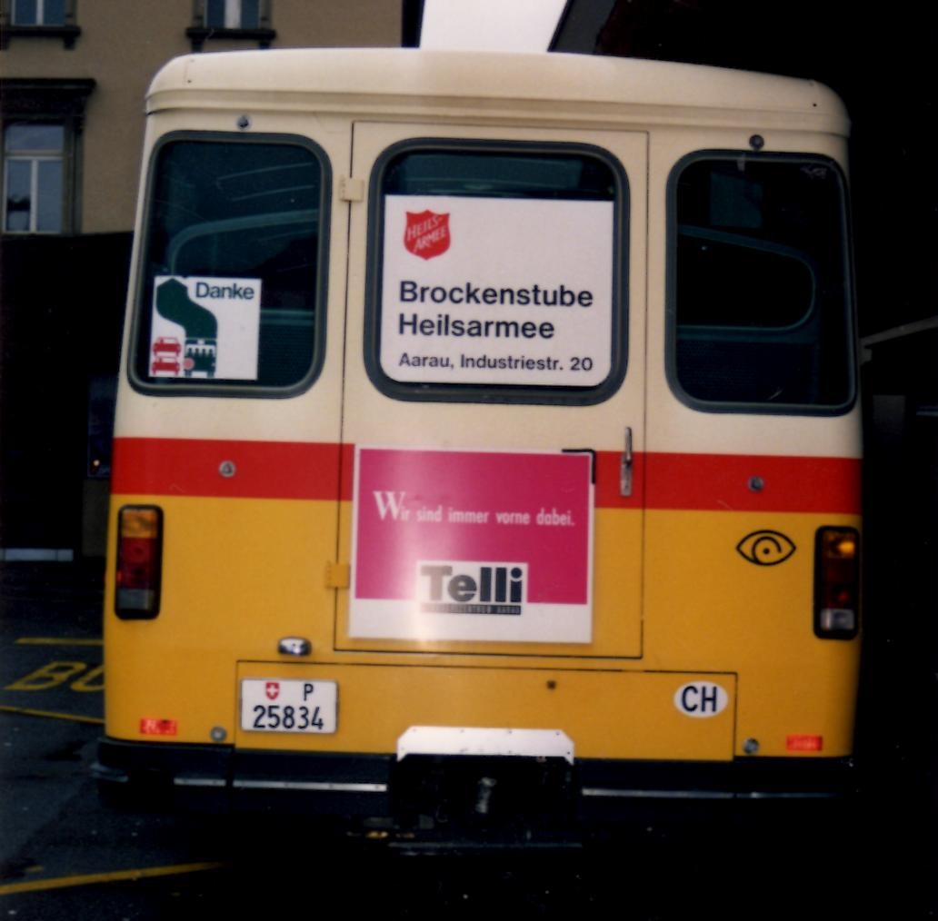 (MD204) - Aus dem Archiv: PTT-Regie - P 25'834 - Saurer/Hess im M�rz 1995