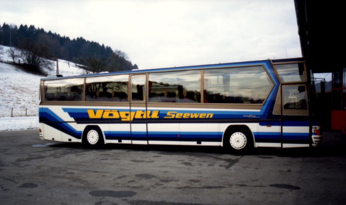 (MD387) - Aus dem Archiv: V�gtli, Seewen - Dr�gm�ller um 1995 in Seewen, Garage