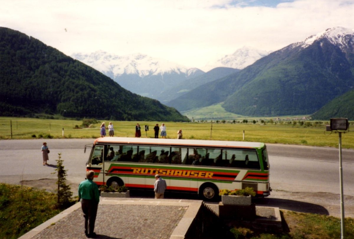 (MD398) - Aus dem Archiv; aus der Schweiz: Rutishauser, M�nchwilen - TG 49'942 - Setra im Jahr 1990