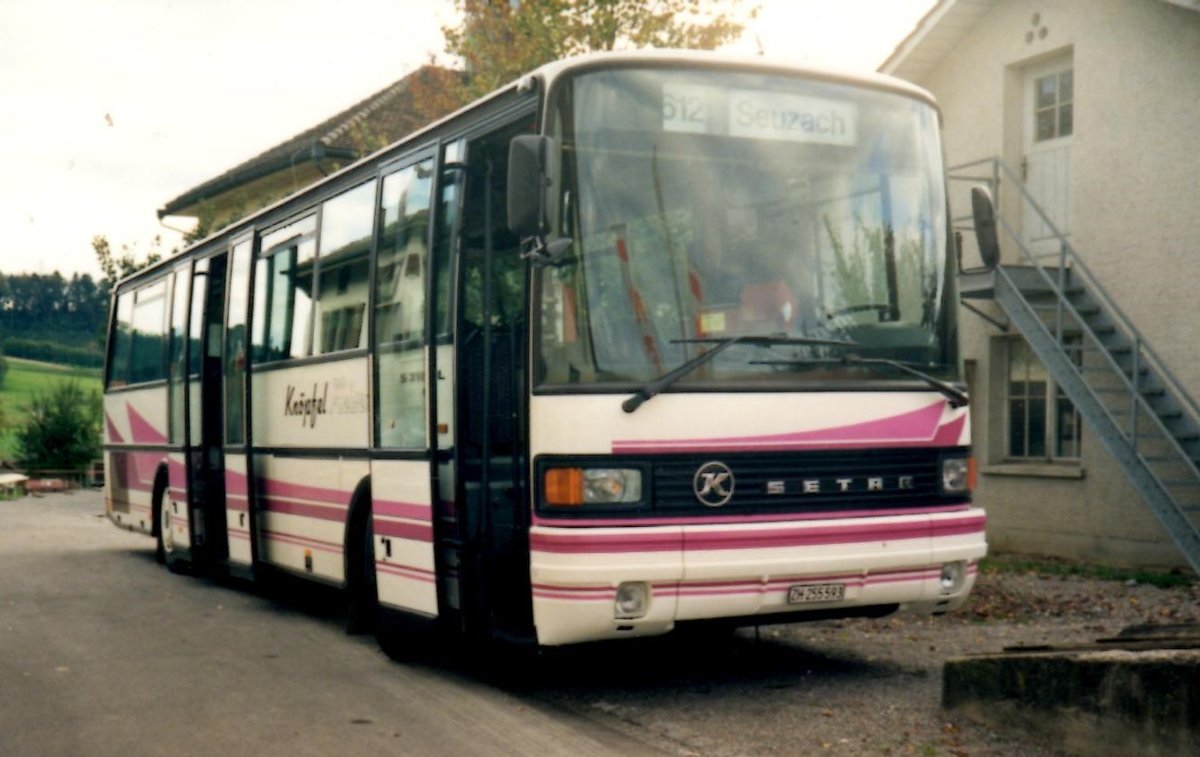 (MD468) - Aus dem Archiv: Kn�pfel, Dinhard - ZH 255'593 - Setra im September 1995