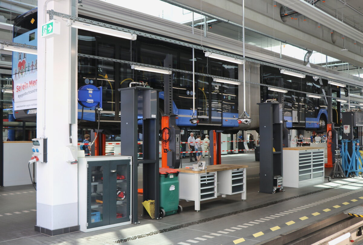 MVG M�nchen - Nr. 5072/M-VG 5072 - MAN am 29. Juni 2024 in Moosach, Betriebshof (Aufnahme: Martin Beyer)