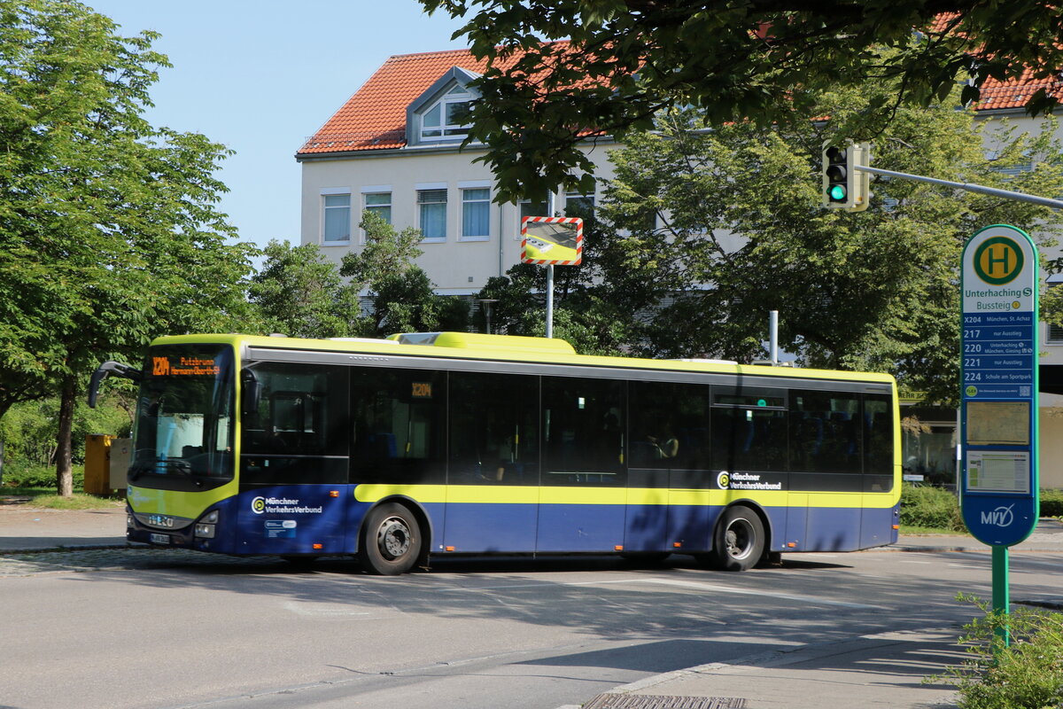 MVV M�nchen - Iveco am 29. Juni 2024 in Unterhaching (Aufnahme: Martin Beyer)