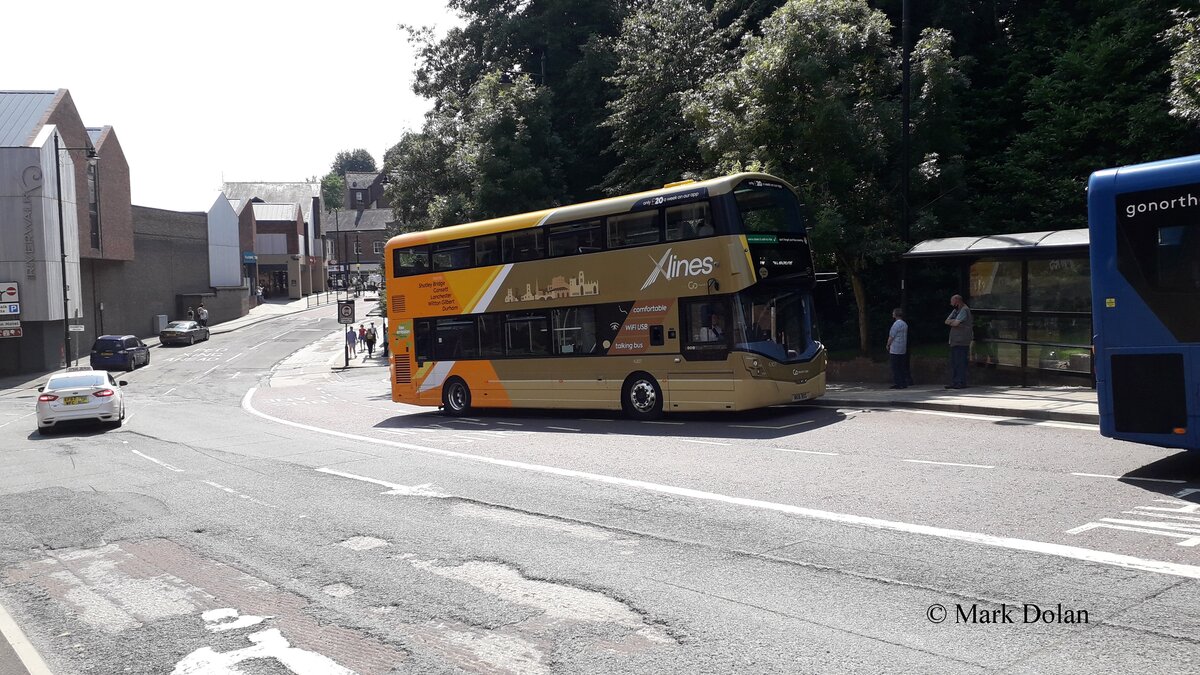 NK16 BXG
2016 Wright Streetdeck
Wright H39/29F
New to Go North East, fleet number 6307.

Photographed at Durham City, County Durham, United Kingdom on 20th July 2021.