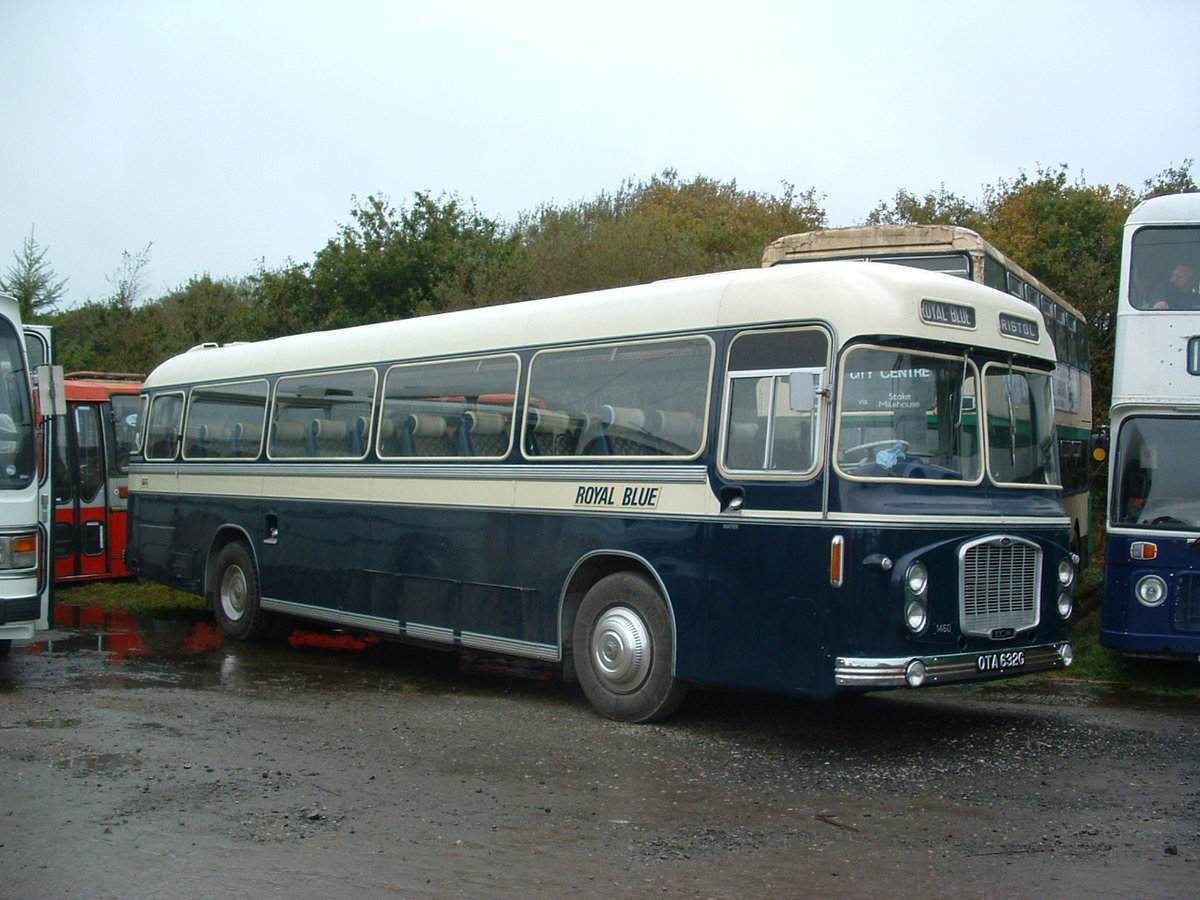OTA 632G
1969 Bristol RELH6G
Eastern Coachworks (ECW) C45F

New to Southern National, fleet number 1460.

Now preserved, and seen at the West of England Transport Collection, Winkleigh Airfield, Winkleigh, Exeter, England on 5th October 2008.
