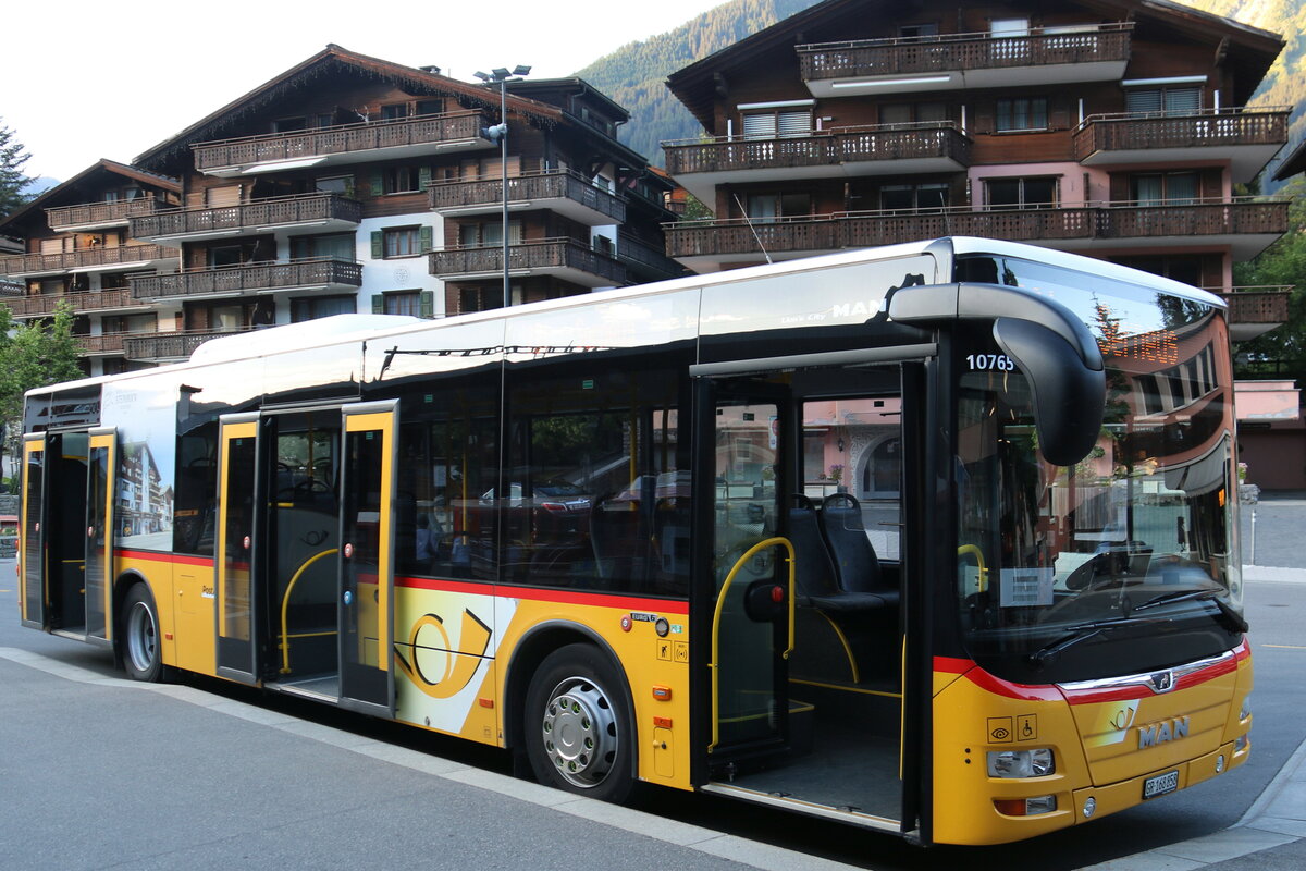 PostAuto Graub�nden - GR 168'858/PID 10'765 - MAN am 8. Juli 2023 in Klosters (Aufnahme: Martin Beyer)