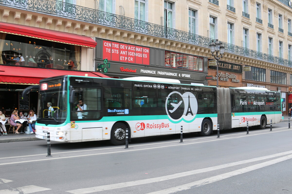 RATP Paris - MAN Lion's City G am 21. Juli 2023 in Paris (Aufnahme: Martin Beyer)