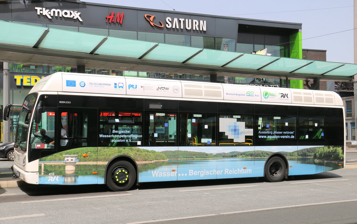 RVK K�ln - Nr. 410/K-ZY 410 - Van Hool am 18. Juni 2022 in Solingen (Aufnahme: Martin Beyer)