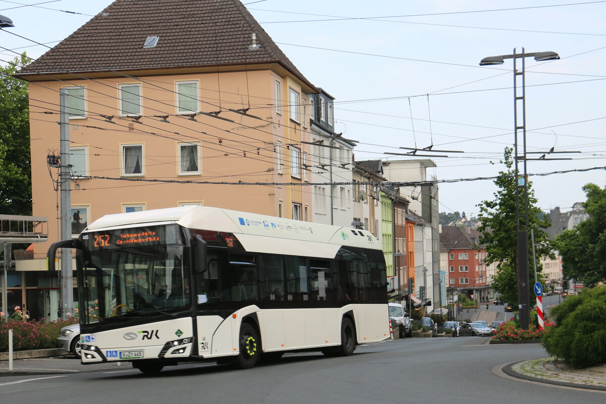 RVK K�ln - Nr. 445/K-ZY 445 - Solaris am 19. Juni 2022 in Solingen (Aufnahme: Martin Beyer)