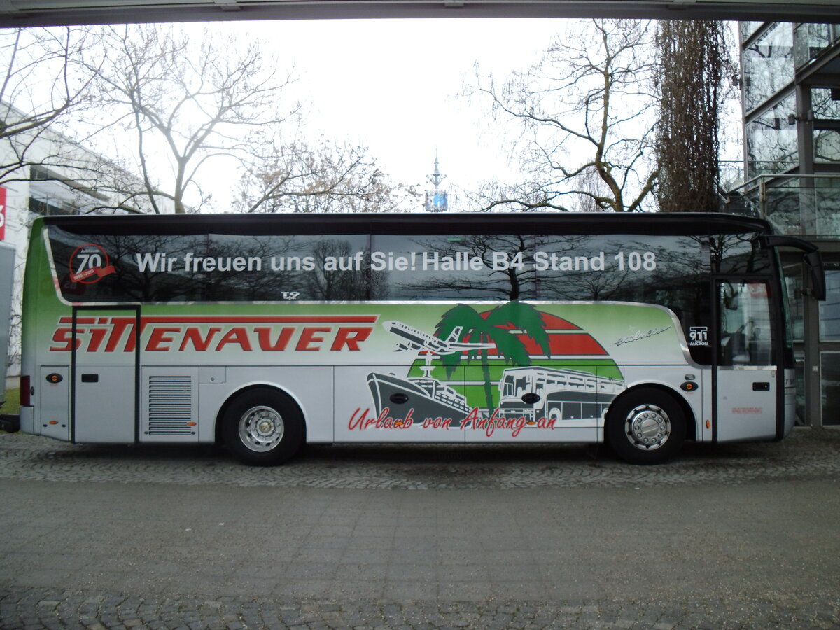 Sittenauer, Dietramszell - Van Hool T 911 Alicron am 22. Februar 2015 in M�nchen (Aufnahme: Martin Beyer)