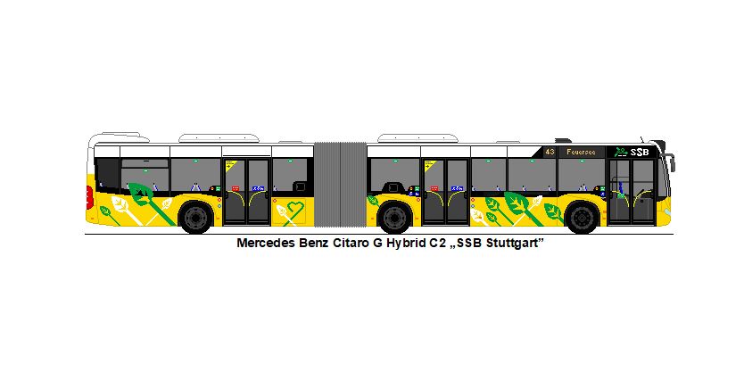 SSB Stuttgart - Mercedes Benz Citaro G Hybrid C2