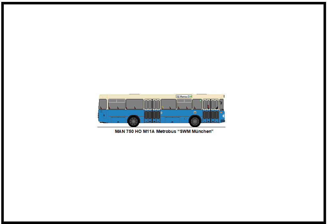 SWM M�nchen - MAN 750 HO M 11A Metrobus