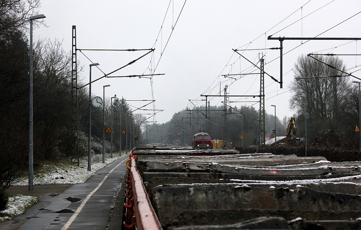 �ber die Schwellen geschaut....Owschlag 29.12.2020