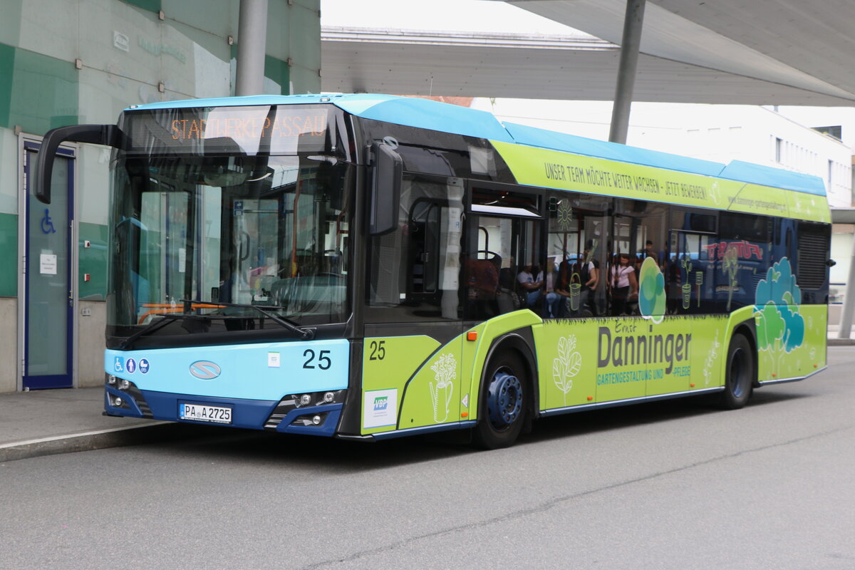 VBP Passau - Nr. 25/PA-A 2725 - Solaris am 30. Juli 2025 in Passau (Aufnahme: Martin Beyer)
