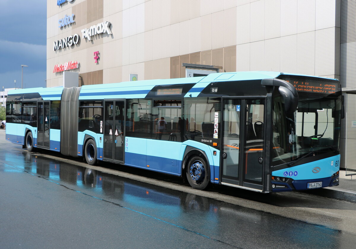 VBP Passau - Nr. 60/PA-A 2760 - Solaris am 30. Juli 2025 in Passau (Aufnahme: Martin Beyer)