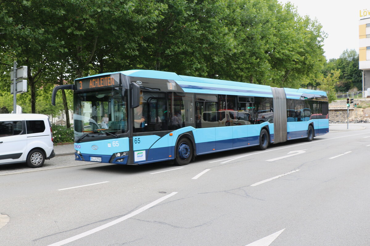 VBP Passau - Nr. 65/PA-A 2765 - Solaris am 30. Juli 2025 in Passau (Aufnahme: Martin Beyer)