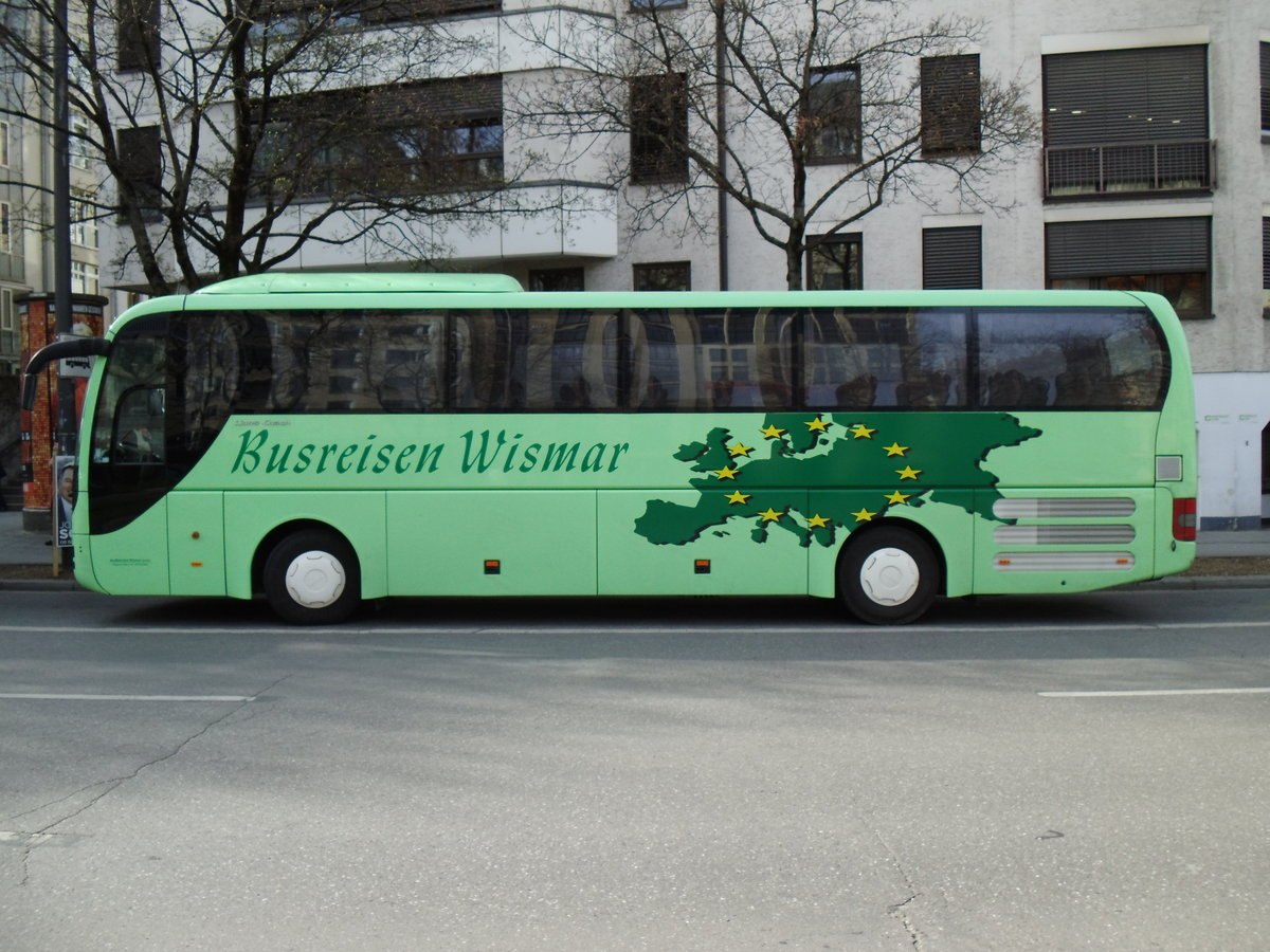 Wismar, Kritzow - MAN Lion's Coach am 18. M�rz 2014 in M�nchen (Aufnahme: Martin Beyer)