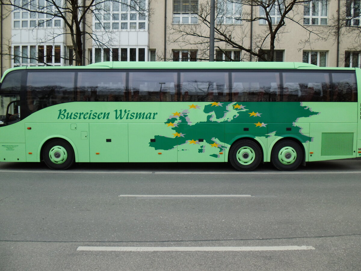 Wismar, Kritzow - Volvo 9700 am 18. Februar 2014 in M�nchen (Aufnahme: Martin Beyer)