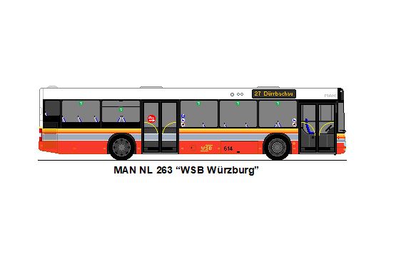 WSB W�rzburg - Nr. 614 - MAN NL 263