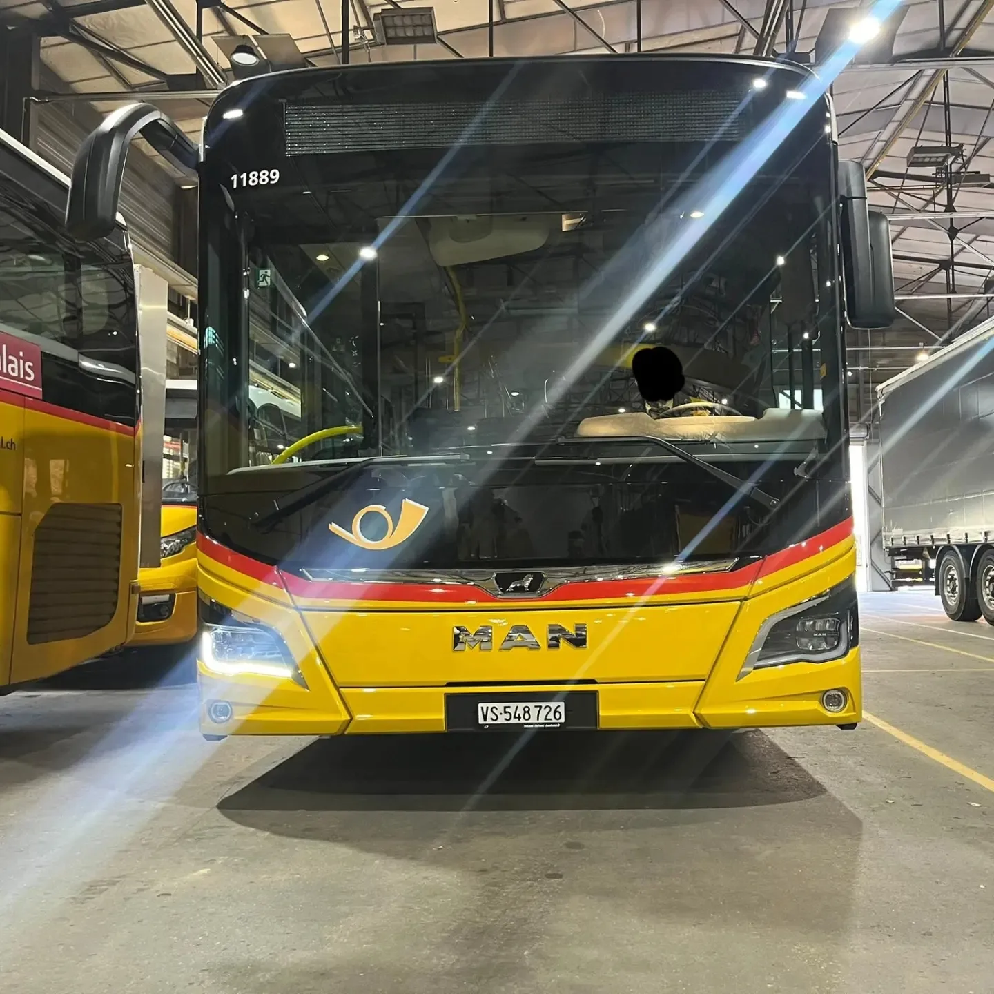 Postauto Wallis - Nr. 86/VS 548'726 - PID 11889 - MAN le 3 D�cembre 2022 � Sion, Garage R�gie