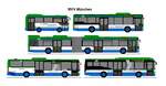 MVV M�nchen - Isuzu Novociti + MAN Lion's City LE + Otokar Kent C19 + Setra S 415 LE Business + Irizar i3 LE