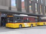 (224'852) - PostAuto Zentralschweiz - Nr. 42/NW 26'674 - Solaris (ex Nr. 11; ex PostAuto Bern Nr. 13; ex Klopfstein, Laupen Nr. 13) am 5. April 2021 beim Bahnhof Stansstad