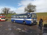 KFF  586P is a 1976 AEC Reliance, fitted with Plaxton Supreme C53F body.  New to Parry, Blaenau Ffestiniog, Wales, it is now preserved in Clyde Coast livery.

Photographed in Brough, Cumbria, on Sunday 27th March 2016.