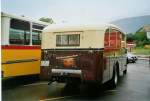 (085'324) - Sturzenegger, Bergdietikon - ZH 132'121 - Saurer/Saurer (ex Mazzoleni, Chur; ex Societ� Rabadan, Bellinzona; ex Faggio, Bellinzona) am 20.
