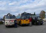 (268'733) - Aus der Schweiz: Ballestraz, Gr�ne - VS 11'615 - Saurer/Saurer (ex Girardet, Yverdon) + Schmid, Th�rishaus - BE 26'206 - Saurer/T�scher (ex P 24'244) + Lorenz, Lyssach - BE 2548 U -