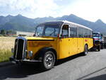 (276'618) - Riviera Carburant Lavage, St-L�gier - VD 1459 U - Saurer/Saurer (Oldtimer Club Saurer, Arbon; ex AVG Grindelwald; ex P 23'106; ex P 2160) am 14.