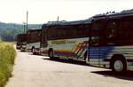 (MD388) - Aus dem Archiv: V�gtli, Seewen - SO 20'249 - Dr�gm�ller um 1995 in Seewen, Garage