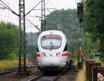 DSB/DB ICE 0605 018/118/218/518 Tz5518  Jever  als ICE 380 bedingt durch Bauarbeiten nur bis Fredericia verl�sst hier Schleswig, n�chster Halt ist Flensburg.