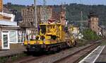 DB Bahnbau Gruppe MTW 100 99 80 9436 000-0 mit zugehörigem Sonderwagen (Snps).