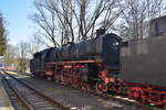 012 081 aus dem ehemaligen Eisenbahnmuseum in Heilbronn das nach einem Erbenstreit aufgelöst werden musste im damaligen Asyl in Neckarbischofsheim Nord. 2.Februar 2025