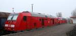 DB 245 016-1 REV/BCS X/19.07.22 und DB 218 835-7 REV/BCS X/22.09.21 Niebüll 01.03.2025