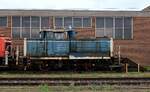 Haba 6 ehem.Hafenbahn Osnabr�ck, ex Postamt 77 DL 4, Krupp 4477, Bj 1962, V 60 1157/261 157-2, letzte Untersuchung 12.05.2005 mit inzwischen deutlicher Patina. Neuwied 04.08.2024