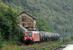 DB 145 060-0 mit kurzem Öler in Kaub.