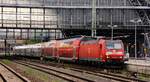 DB 146 106-0, REV/LD X/27.11.18 mit RE1 nach Norddeich Mole.