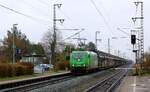 GreenCargo Br 5405 durchf�hrt hier mit einem Volvo Ersatzteile Express am Haken J�bek Richtrung D�nemark.