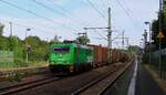 GreenCargo Br 5405 mit der braunen Wand unterwegs Richtung S�den.