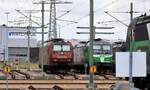 Emons 185 507-1 und SETG 193 204 RailPool Lokwerkstatt 18.07.2026